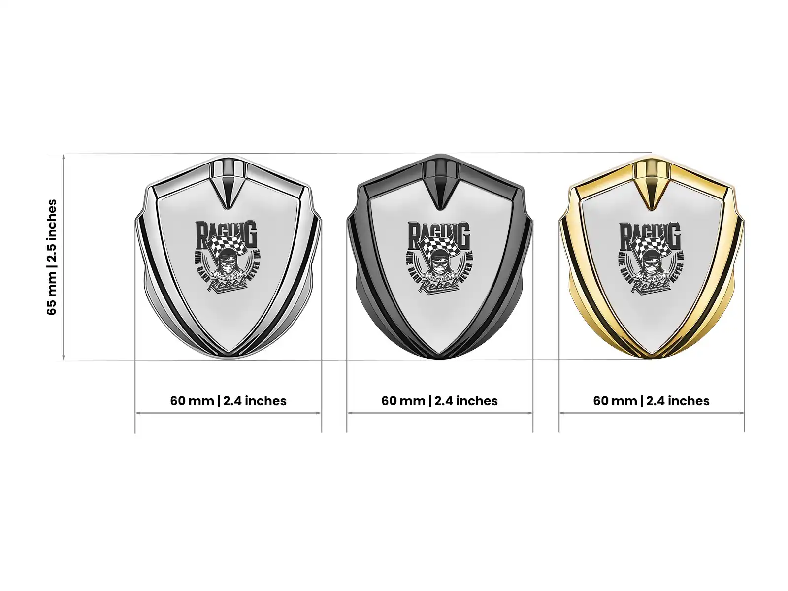 Custom Fender Badge Sports Design Emblem
